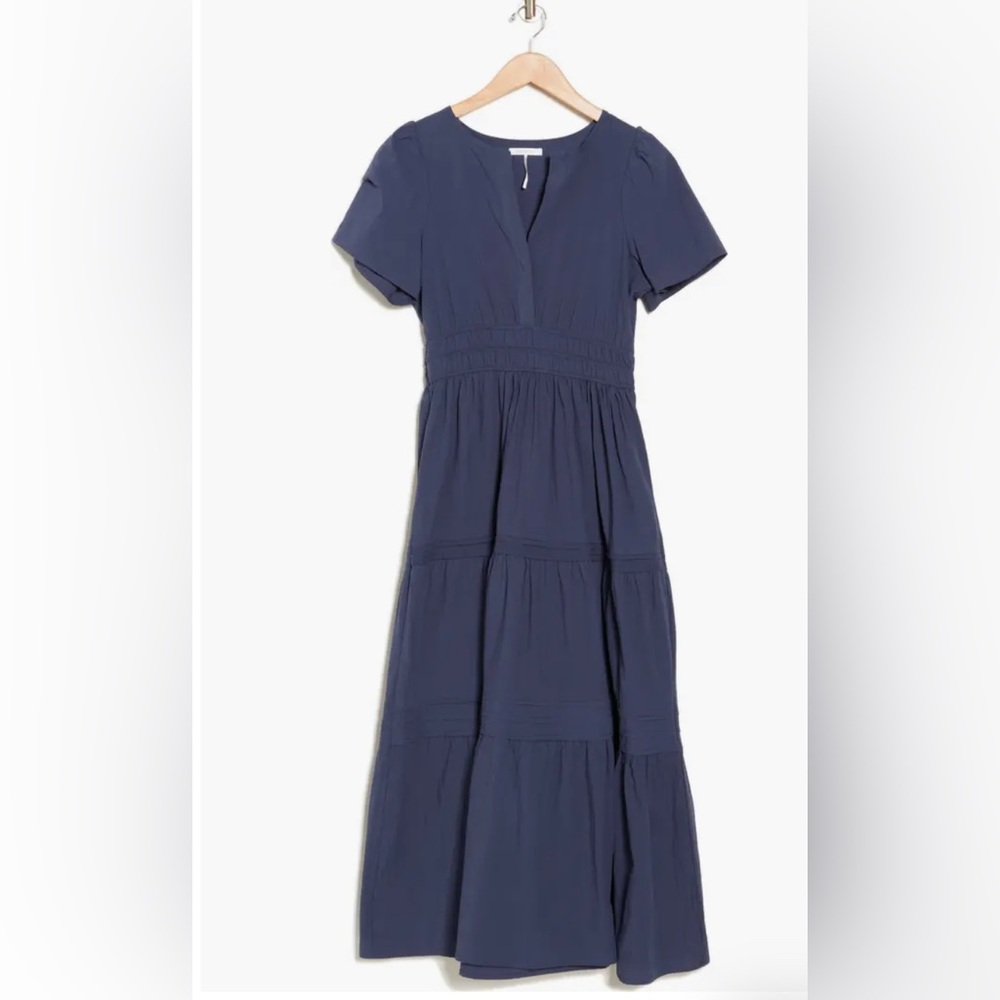 Dress - Stitchdrop Temple Cotton Maxi Dress, Navy, Size XL, New With Tags(NWT) - Picture 3 of 3
